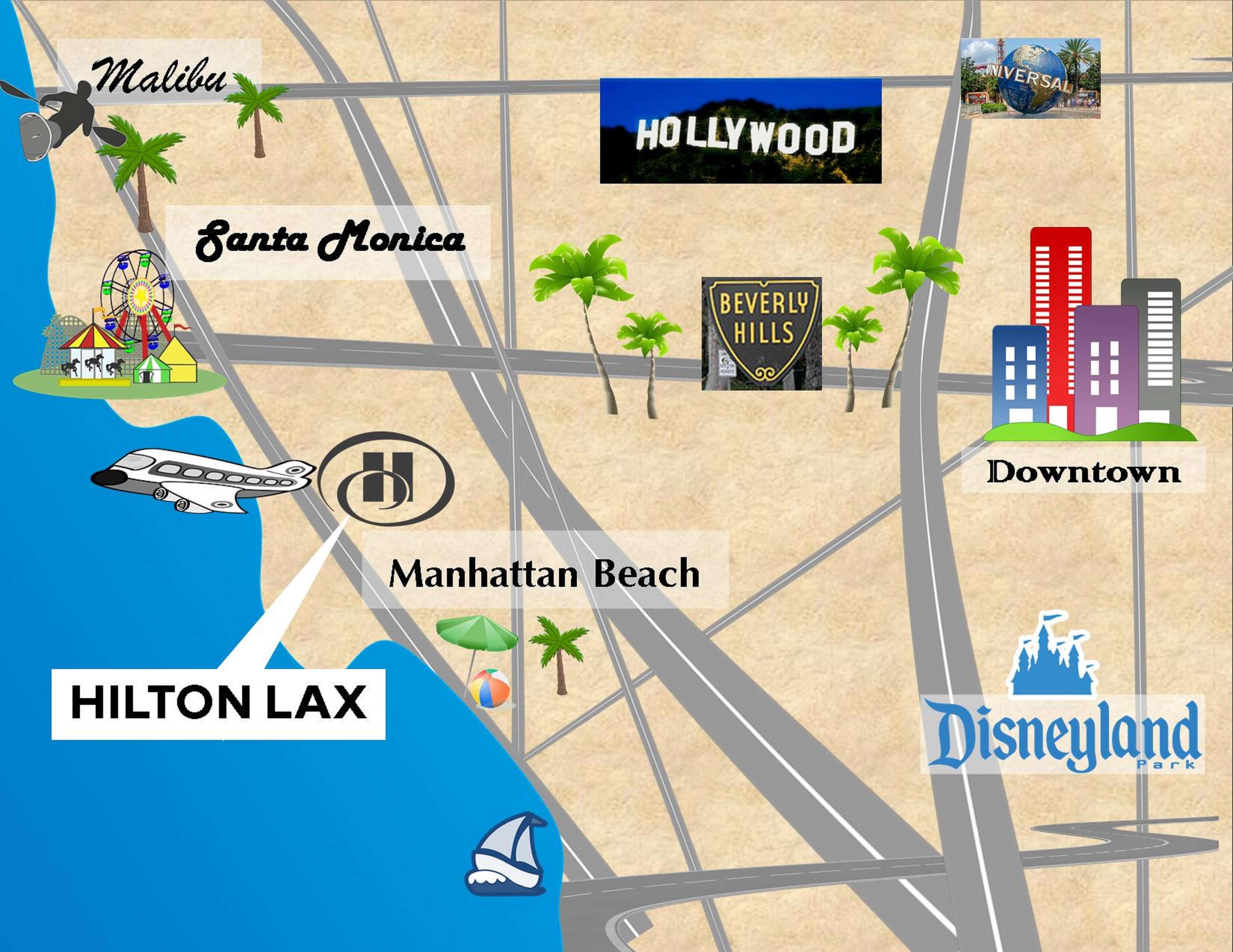 Hilton Los Angeles Airport Екстериор снимка